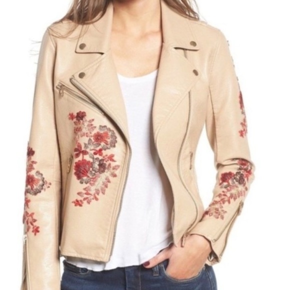 Blank NYC Jackets & Blazers - Blank NYC Vegan Leather Moto Jacket Size Small
